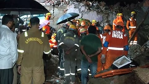 up accident