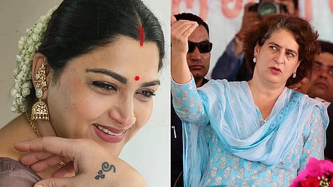 priyanka gandhi and Khushbu