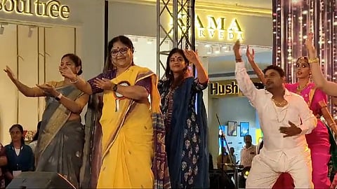 Minister Bindu danced with differently abled