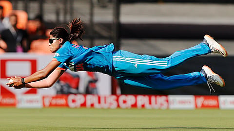 Radha Yadav spectacular catches