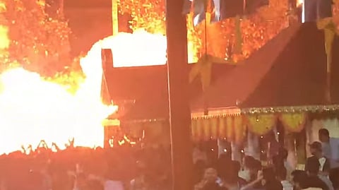 Massive explosion