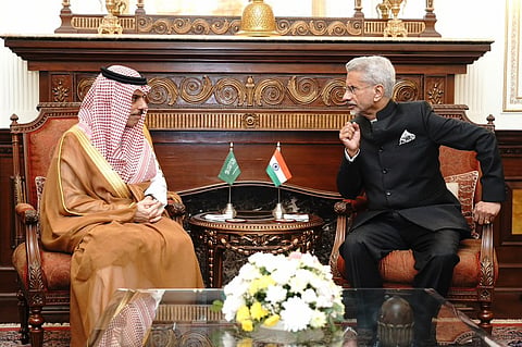 s jai shankar- faisal bin Farhan