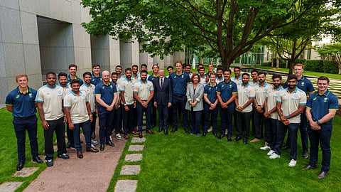 Anthony Albanese meets Indian cricket team