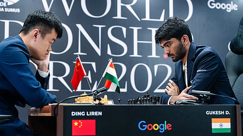D Gukesh, Ding Liren draw