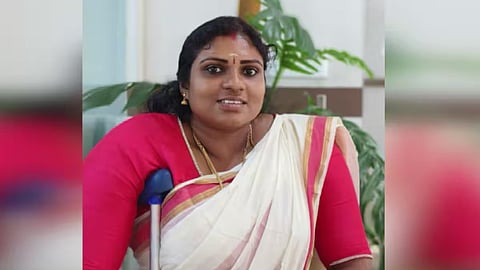 ksrtc-bus-hit Disabled woman dies
