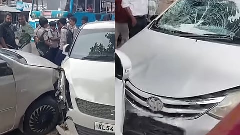 അപകടത്തിലായ വാഹനങ്ങള്