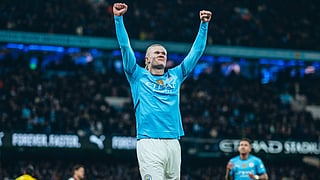 Haaland doubles up in Man City