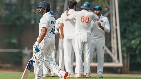 Rohit Sharma's return cut short
