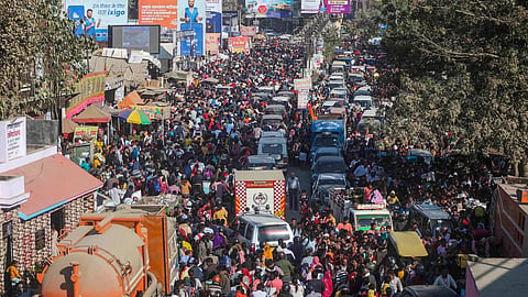 Mahakumbh Mela: 'World's biggest traffic jam'; 300 km long video