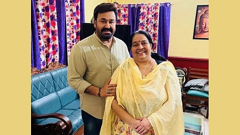 മോഹന്ലാലിനൊപ്പം ഉമ തോമസ്