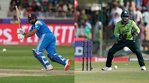 Rohit Sharma and Mohammad Rizwan
