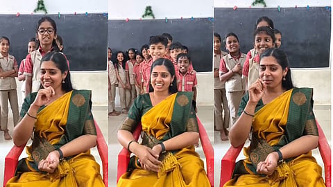 The teacher who recognizes children by hearing their voices