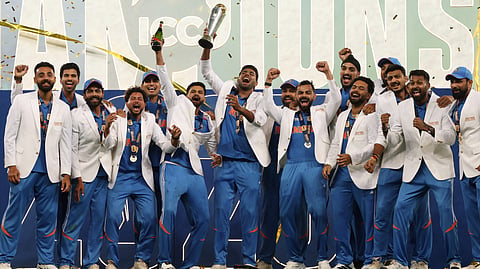 Team India win the Champions Trophy