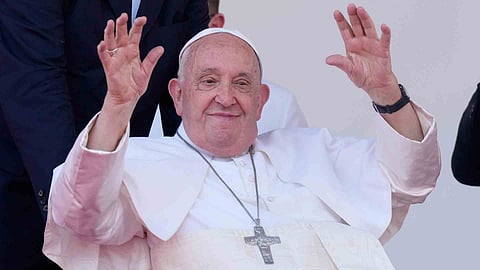 Pope leaves hospital with significant improvement in health