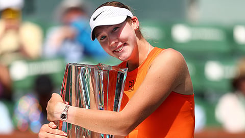 17-year-old Andreeva tops world No. 1 Sabalenka