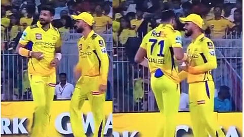 bowl tampering Video of Khaleel Ahmed and Rituraj goes viral