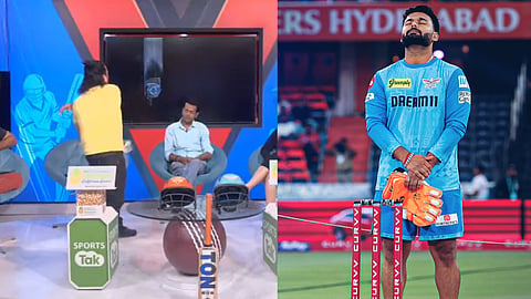 Frustrated By Rishabh Pant, Anchor Breaks TV