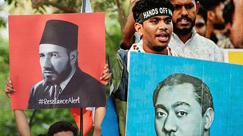 KT Jaleel criticizes the display of pictures of Muslim Brotherhood