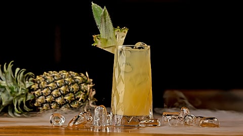pineapple juice in summer