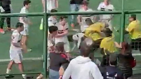 referee punches U-17 Football player