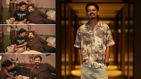 Sangeeth Prathap and Mohanlal