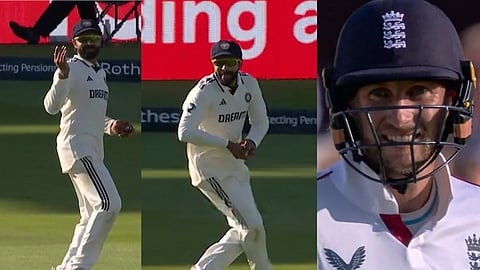 Joe Root and jadeja in 2nd test at lords