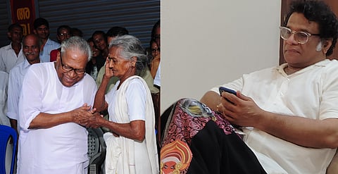 VS Achuthanandan and Hareesh Peradi