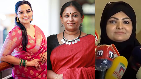 Shwetha Menon, KR Meera, Sandra Thomas