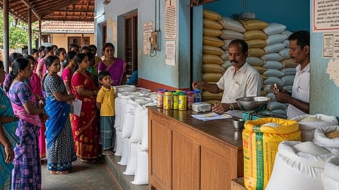 Ration distribution