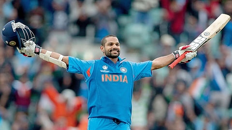 Shikhar Dhawan Century celebration
