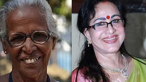 Vayosevana award for lifetime achievement to
Sheela and PK Medini
