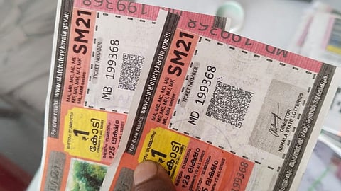 given a color photocopy of a prize-winning lottery ticket