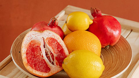 Fruits in a plate