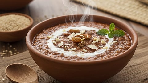 Ragi in bowl
