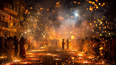 diwali celebration in india