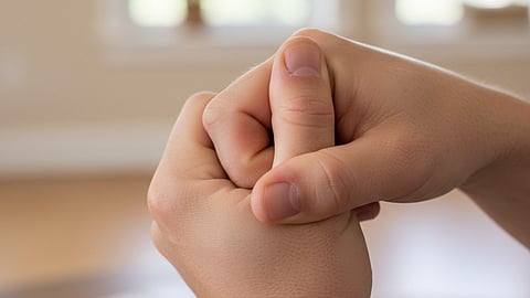 cracking knuckles