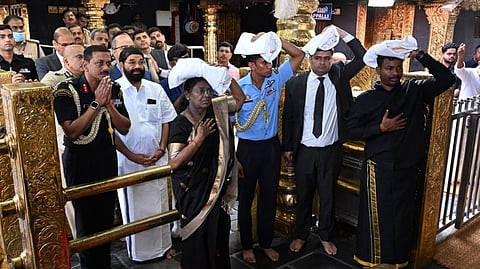 Droupadi Murmu sabarimala visit