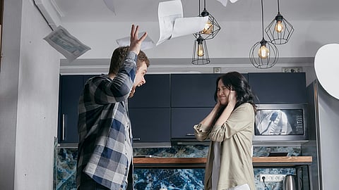 Fighting couple