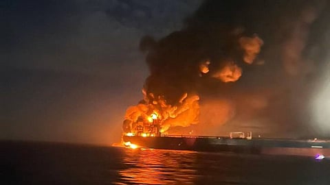 Ukraine hits two Russian 'shadow fleet' tankers