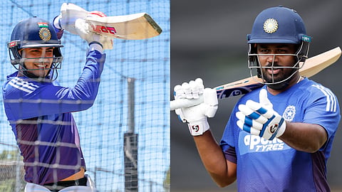 Shubman Gill fitness check Sanju Samson training