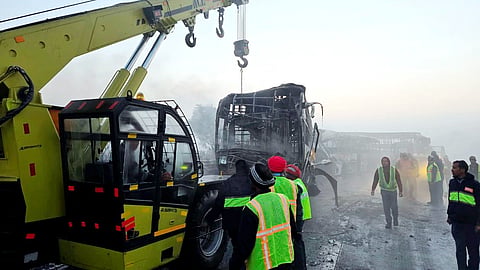 Delhi Accident fire