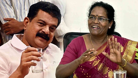 P V Anvar, C K Janu