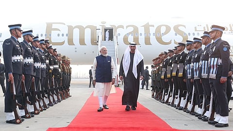 UAE President Sheikh Mohamed bin Zayed Al Nahyan in india