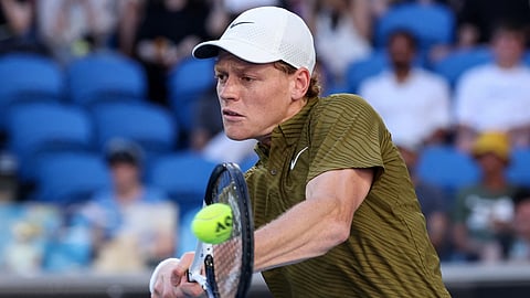 Jannik Sinner in Australian Open