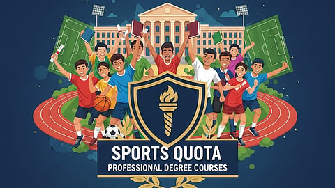 CUSAT 2026 admission under sports quota for professional degree courses through Kerala State Sports Council.