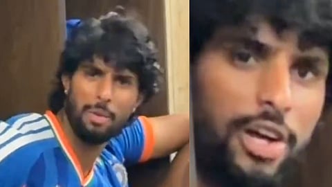 Tilak Varma angry