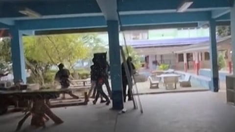 Thailand Gunman who opened fire at Thai school shot at, 3 injured