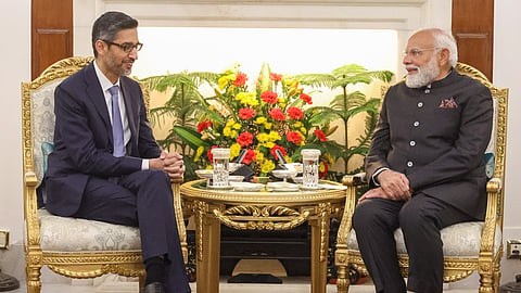 Sundar Pichai, modi