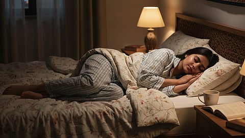 Sleeping at night