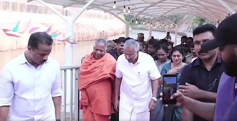Chief Minister Pinarayi Vijayan inaugurated the waterway from Akkulam in to Chetuva